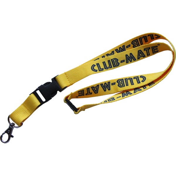 Lanyard "addicted" yellow