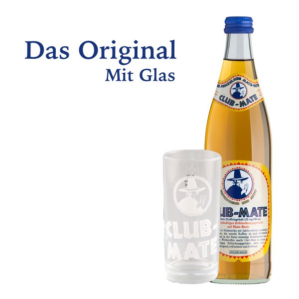Club-Mate Original + Originalglas